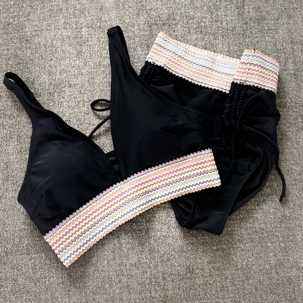 High Waist Tik Tok Famous Bikini Set